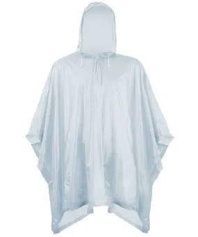 Silver - Plastic poncho