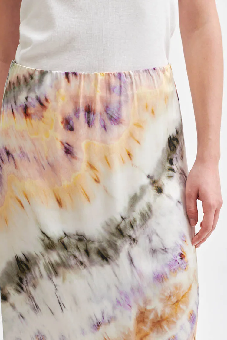 Sirana Printed Skirt in Tea