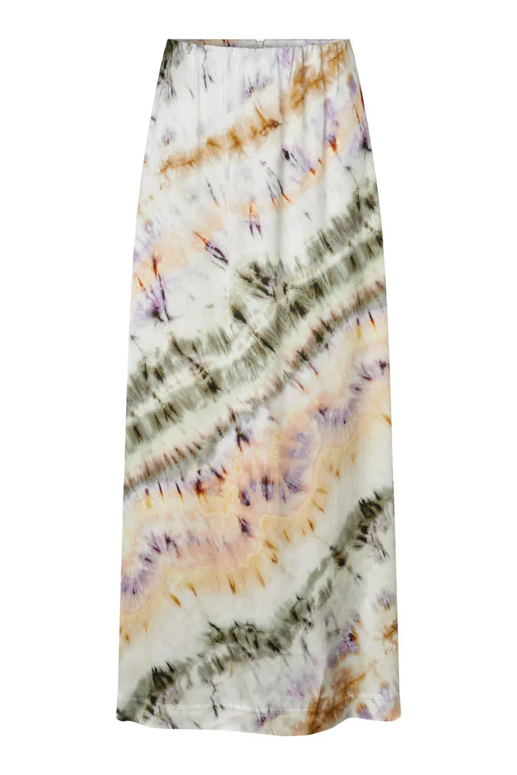 Sirana Printed Skirt in Tea