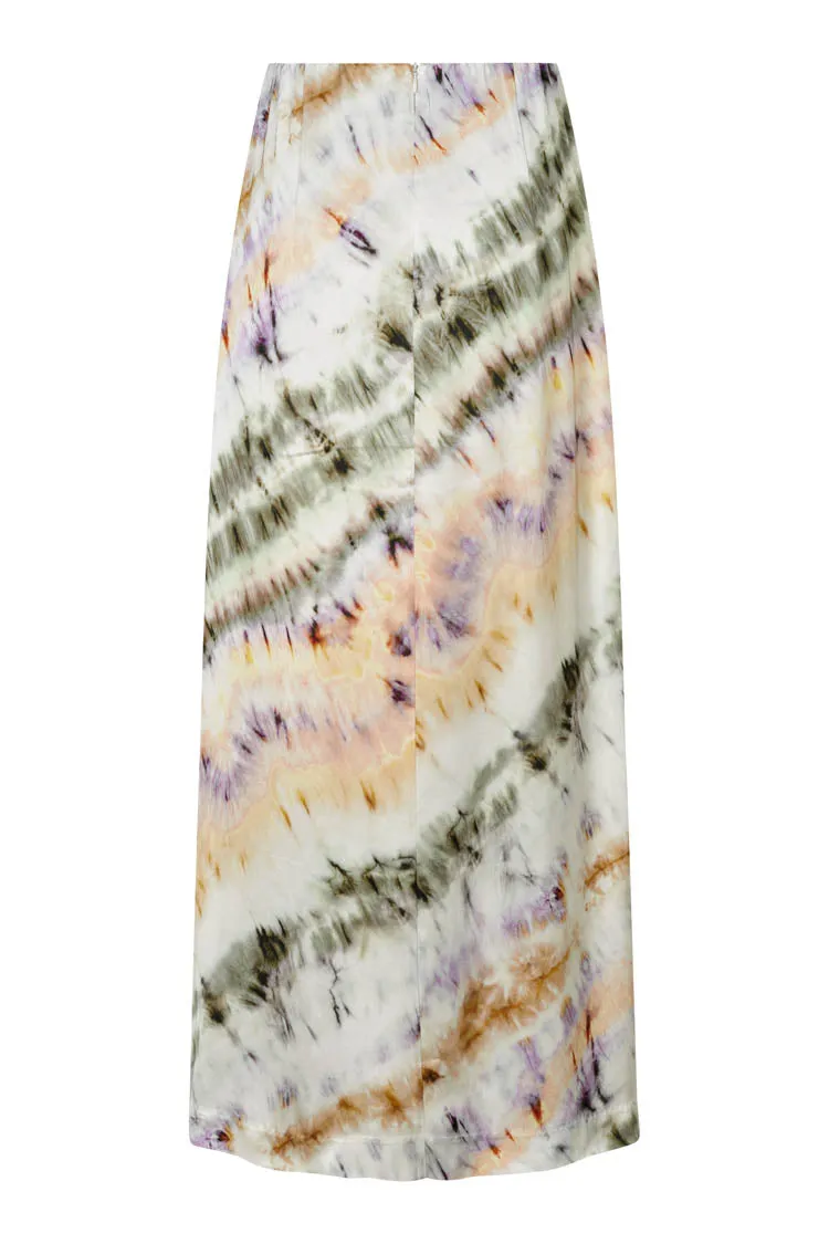 Sirana Printed Skirt in Tea