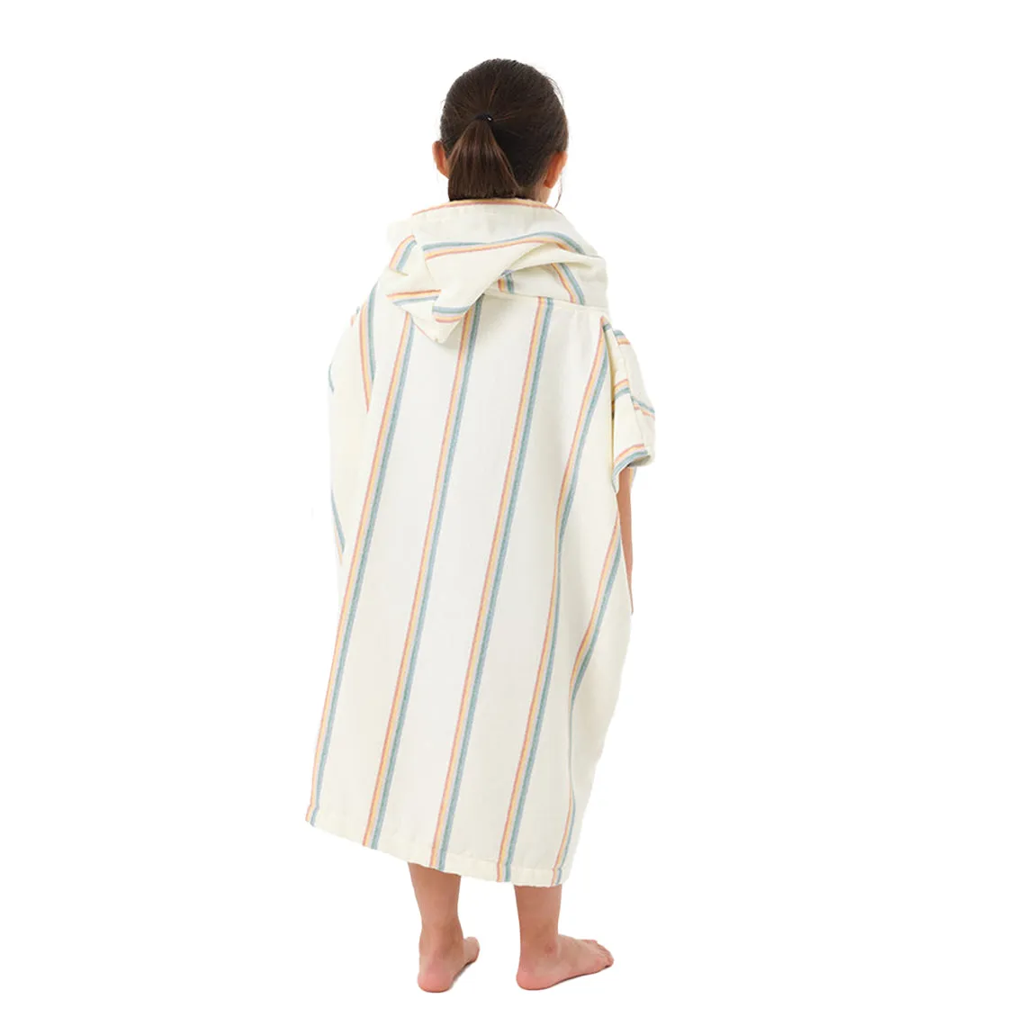 SLOWTIDE BAJA STRIPE KIDS PONCHO