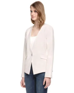 Soia & Kyo - IMMA Collarless Slim Fit Blazer in Shell