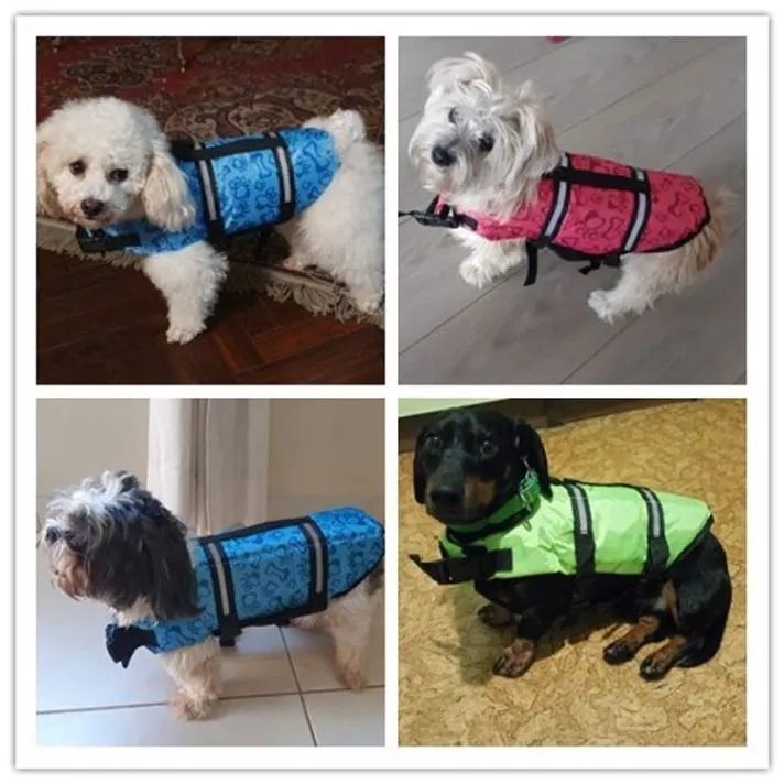 Stay Afloat: Dog Life Vest for Small, Medium & Large Breeds!