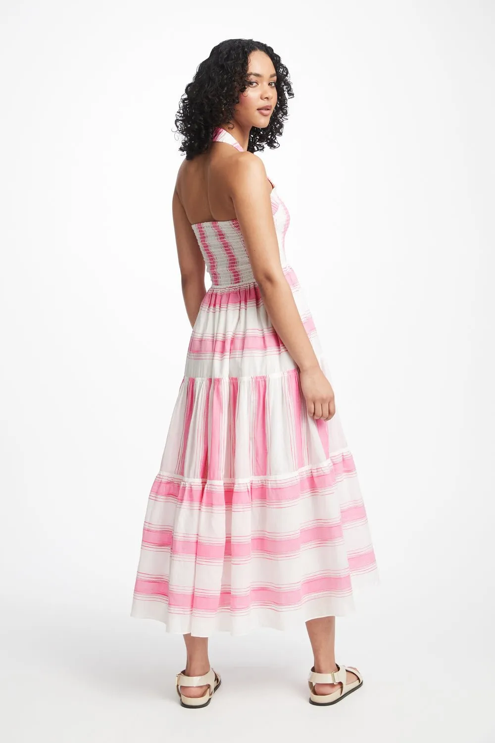 Steele Tusk Dress - Pink Stripe