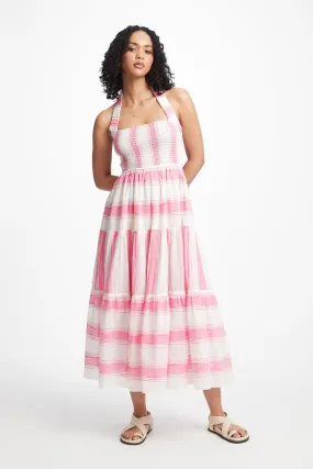 Steele Tusk Dress - Pink Stripe