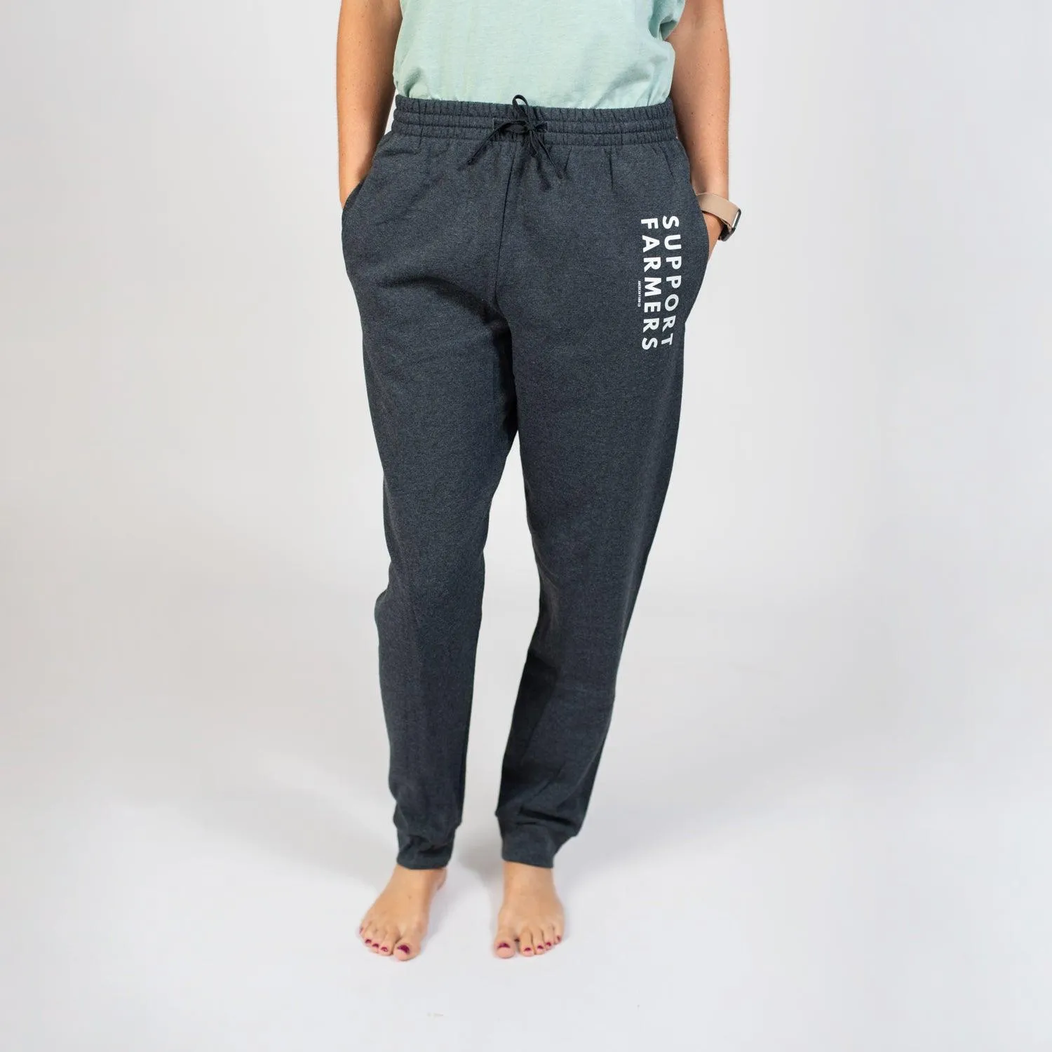 'Support Farmers' Charcoal Joggers - NEW