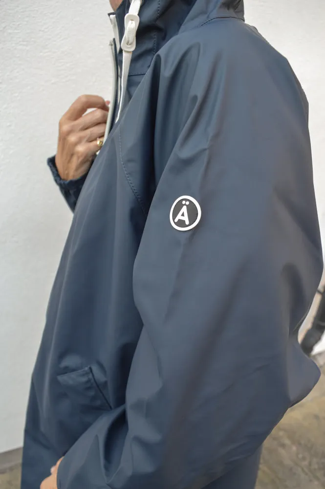 Tantä Sky Navy Raincoat