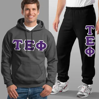 Tau Epsilon Phi Hoodie and Sweatpants, Package Deal - TWILL