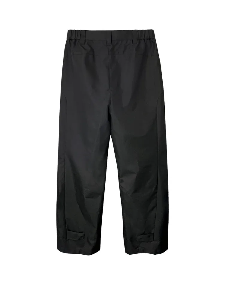 Tech zip pants black