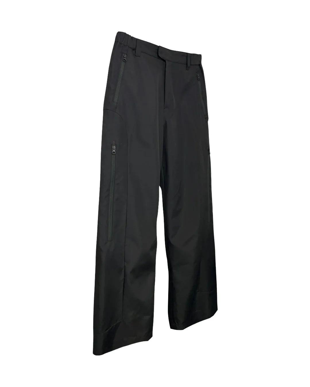 Tech zip pants black