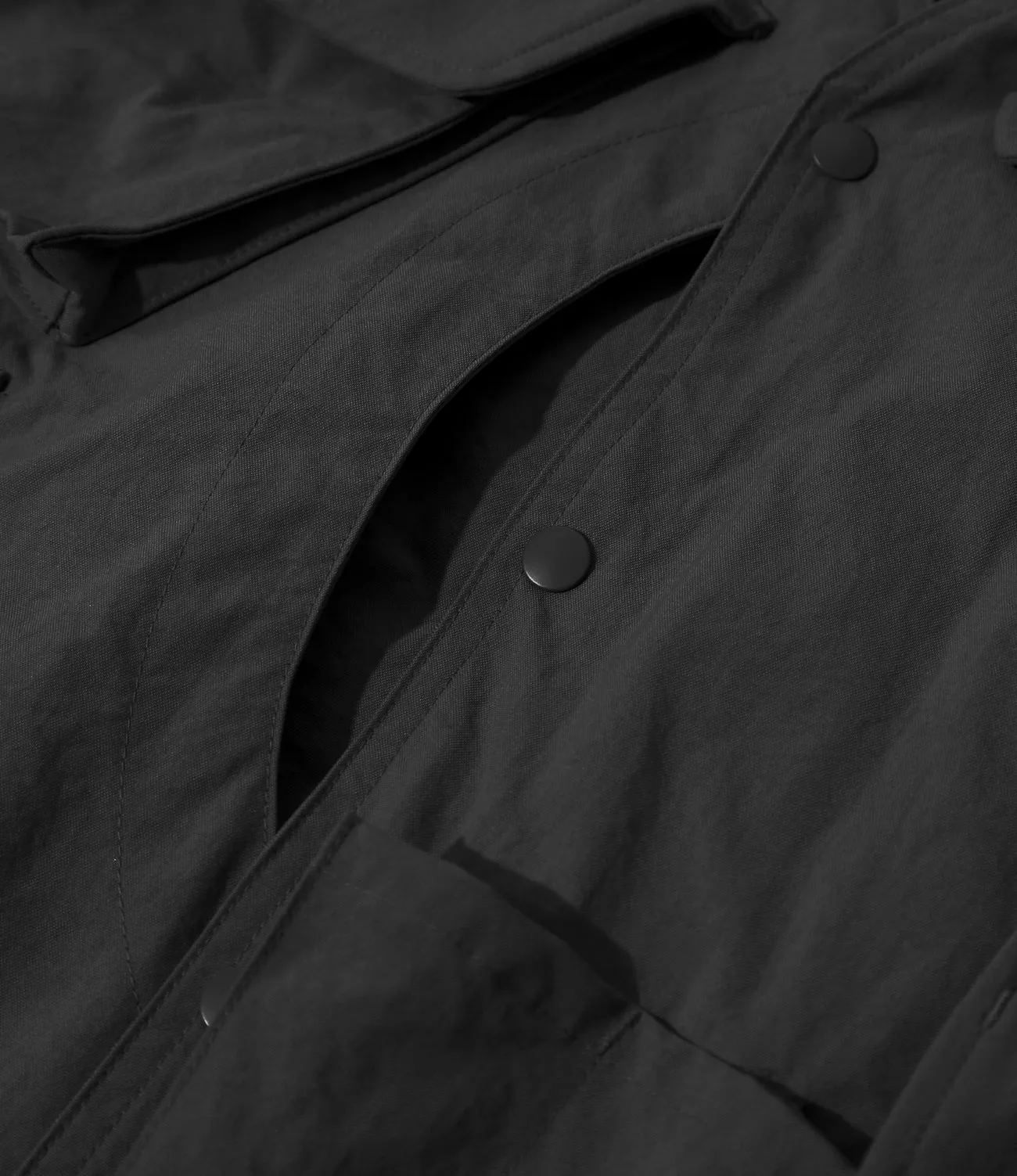 Tenkara Vest – Black Nylon Oxford