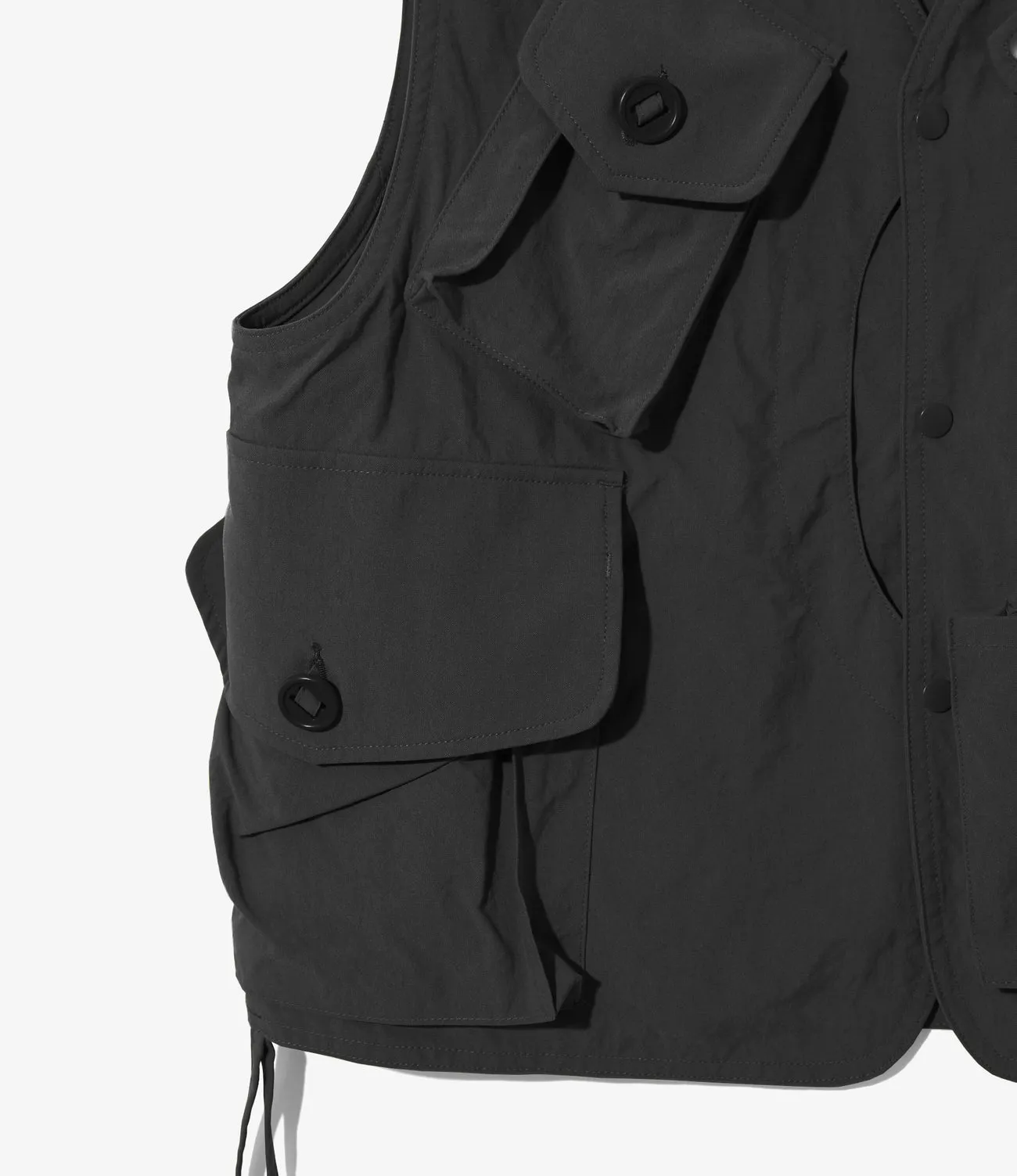 Tenkara Vest – Black Nylon Oxford