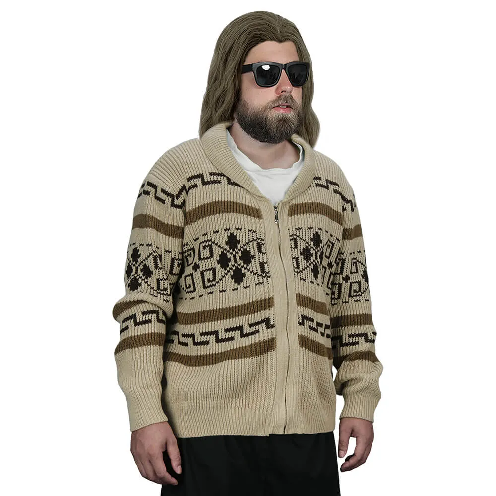 The Dude Sweater The Big Lebowski Jeffrey Zip Up Coat