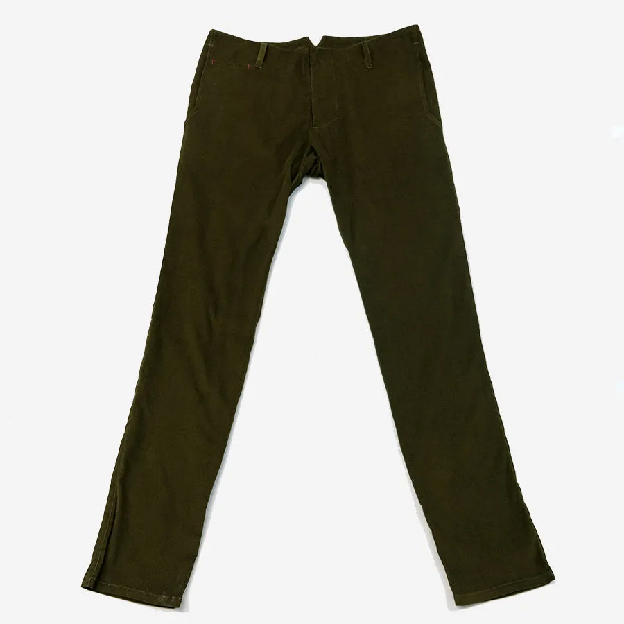 The Slims Trouser - Olive Green Corduroy (MG AFR Exclusive)