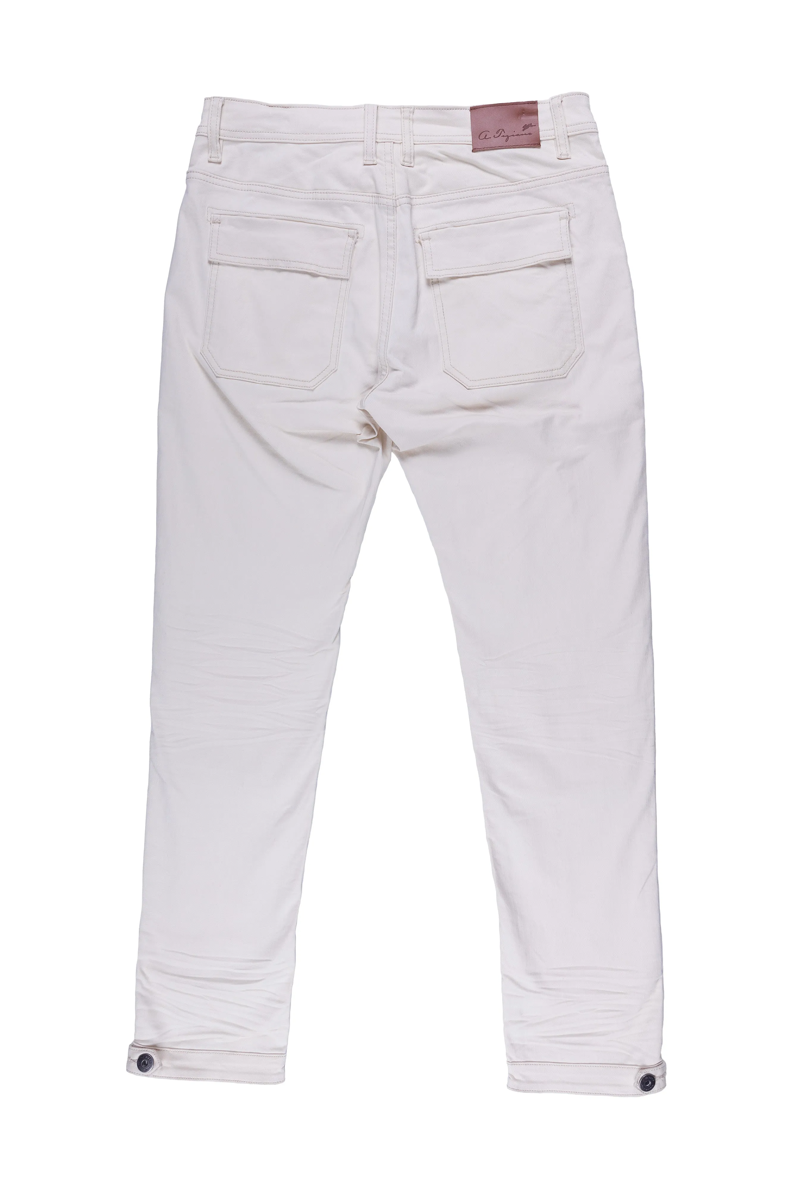 Tonio | Men's 5 Pocket Jean With Quilted Panel