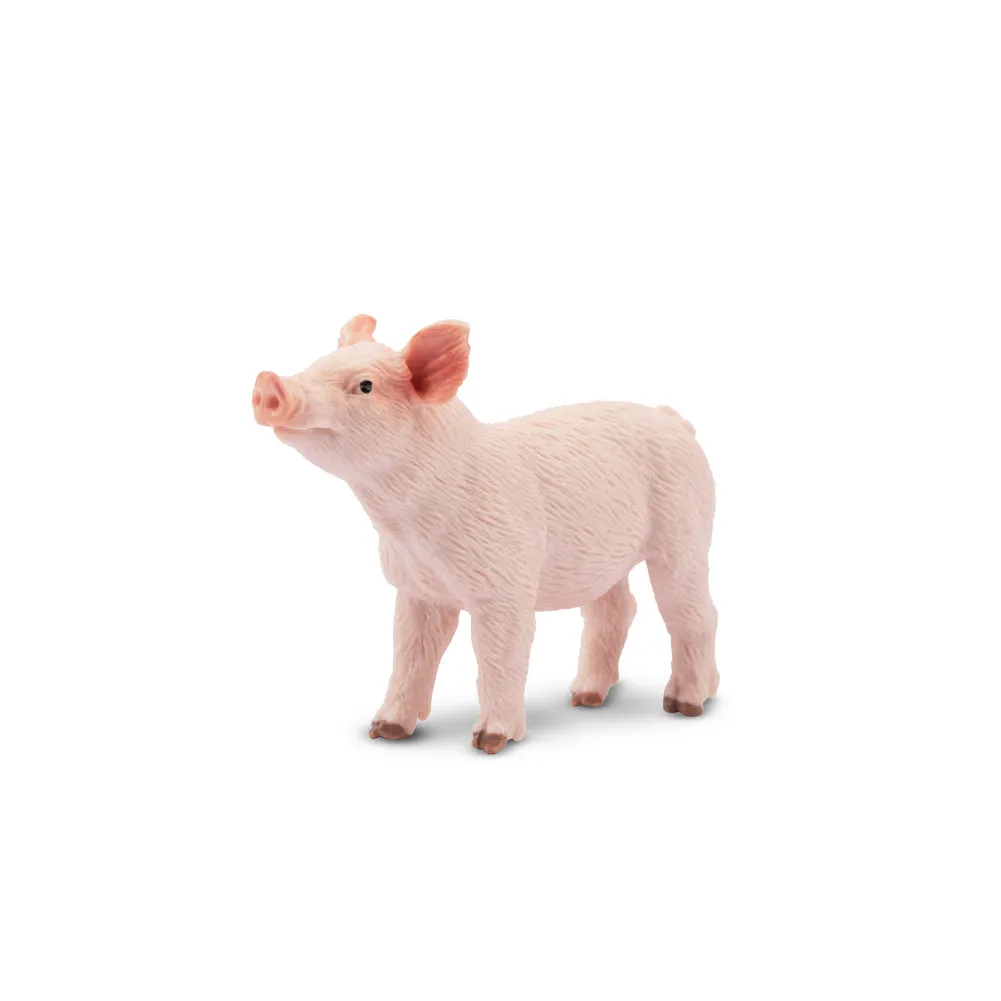 Toymany Standing Pink Piglet Figurine Toy