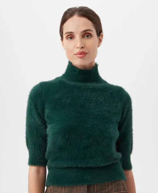 Trina Turk Mali Fuzzy Sweater Victoria Lake