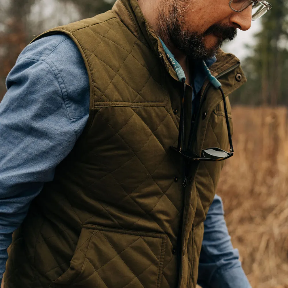 TSG Ansel Quilted Vest (Taupe)