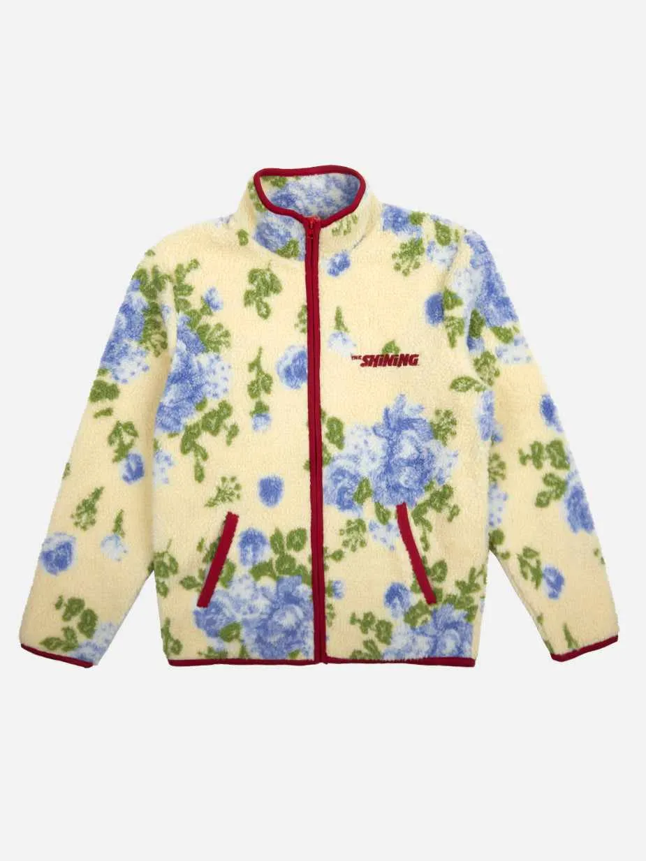 Twins Floral Wallpaper Sherpa Jacket