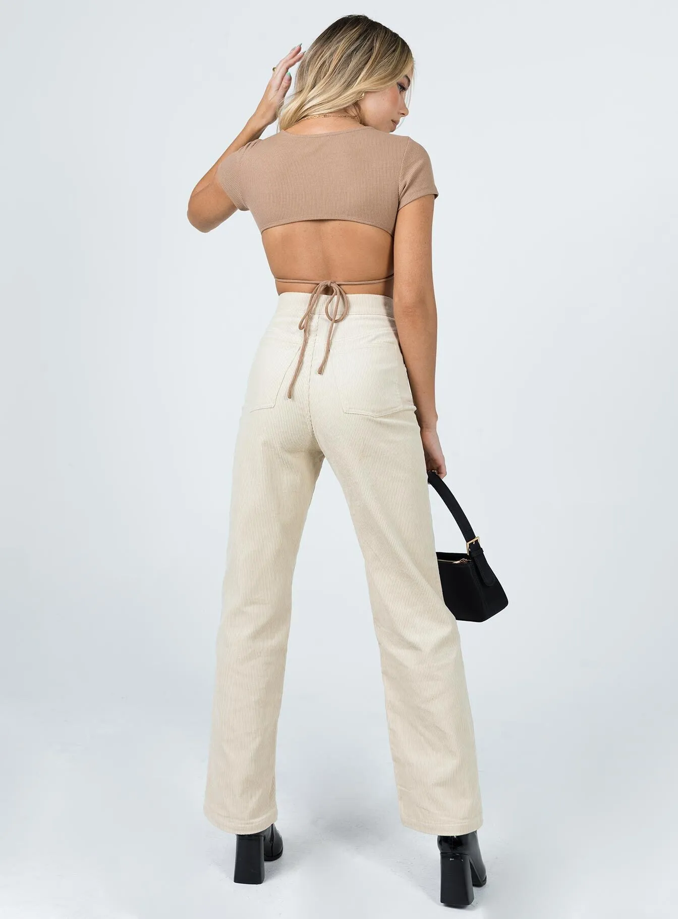 Uptown Cord Pant Beige