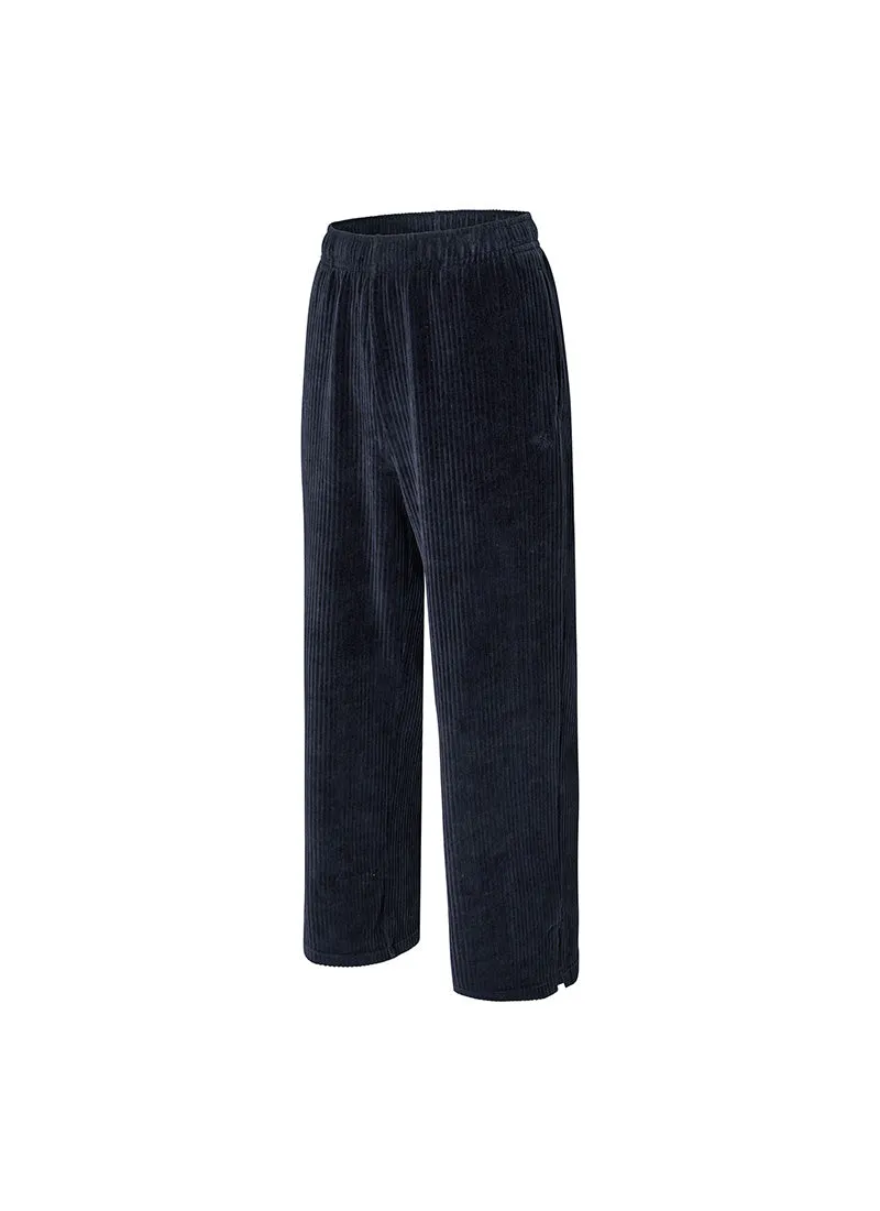 Velor Corduroy Wide Pants