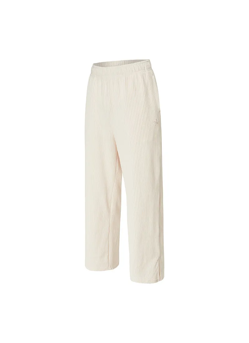 Velor Corduroy Wide Pants