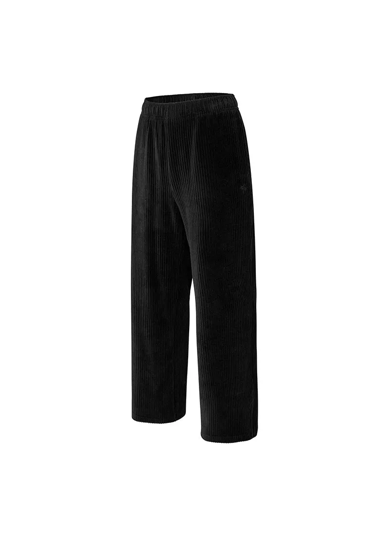 Velor Corduroy Wide Pants