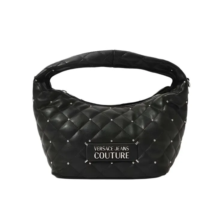 VERSACE JEANS COUTURE QUILTED BIG BLACK BAG