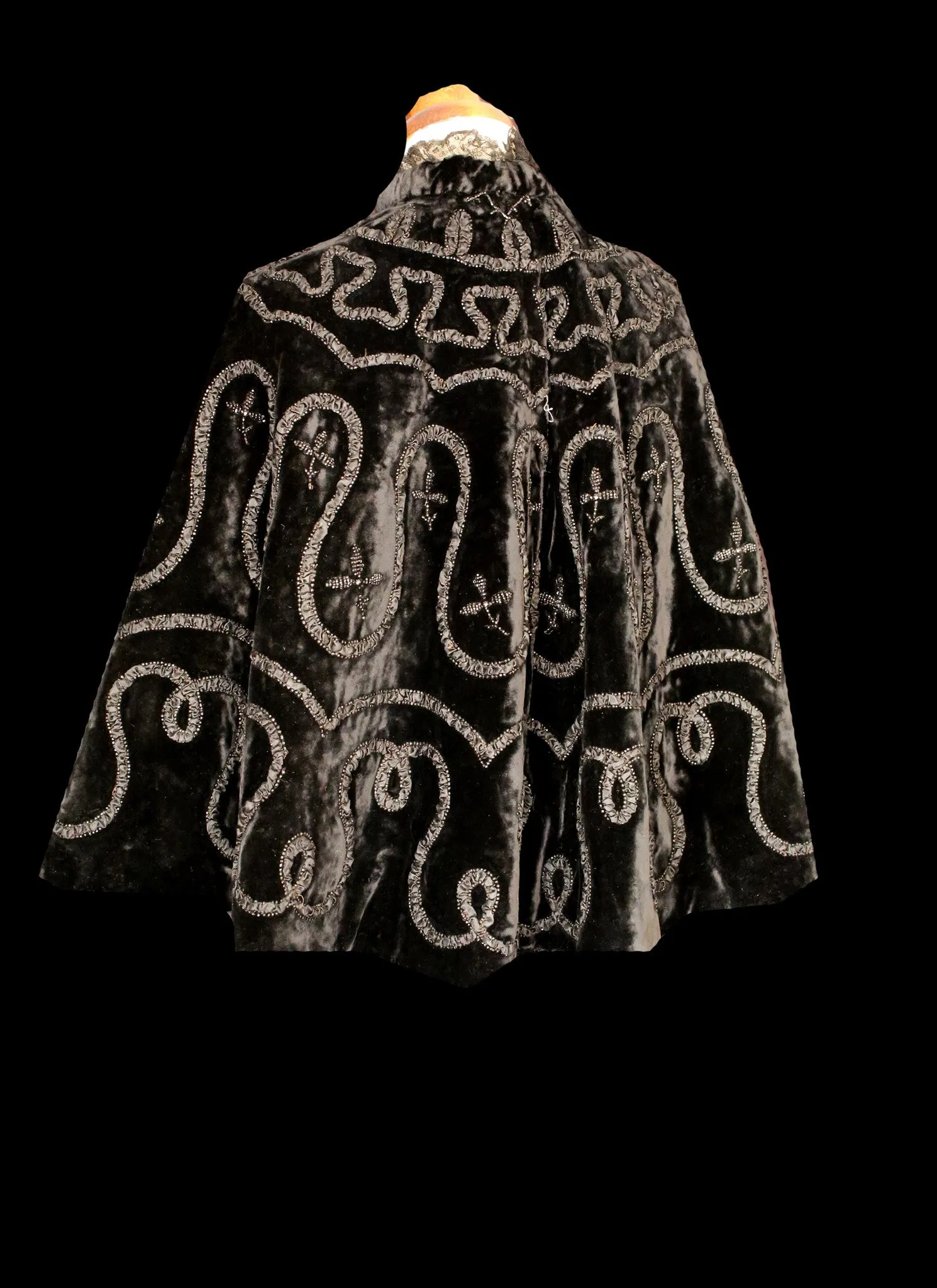 Victorian Velvet Cape