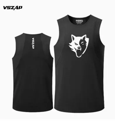 Vszap VTT029 Muay Thai Boxing Quick Dry Vest Tank Top S-2XL Black