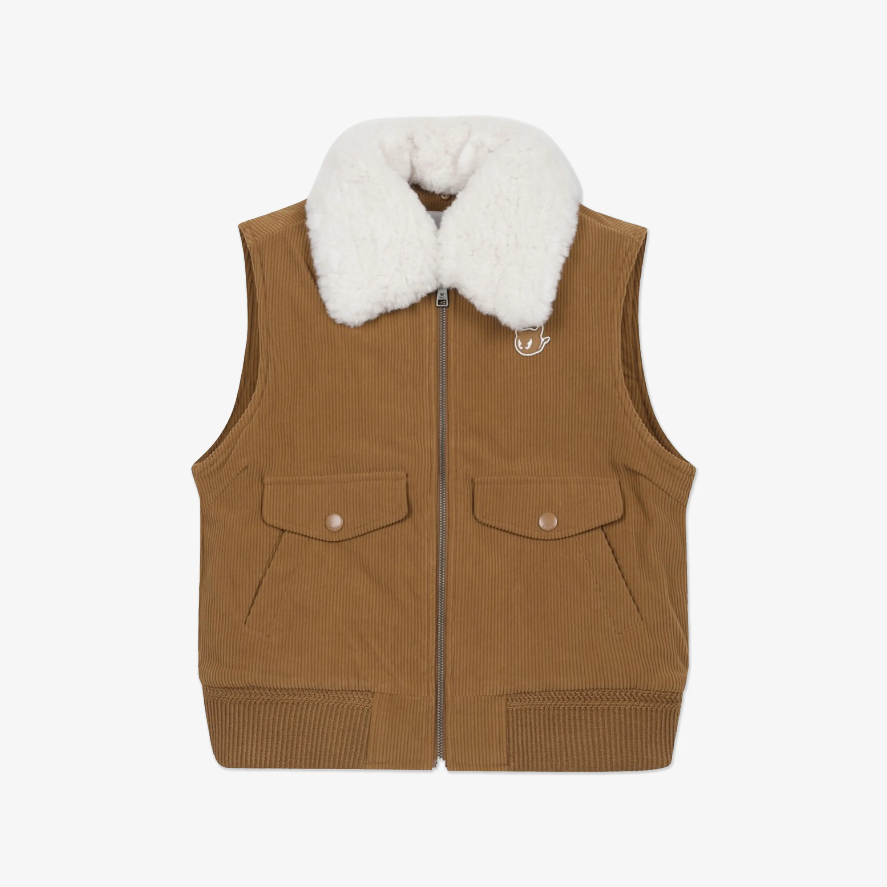 WAAC Women Winter Vest-Brown