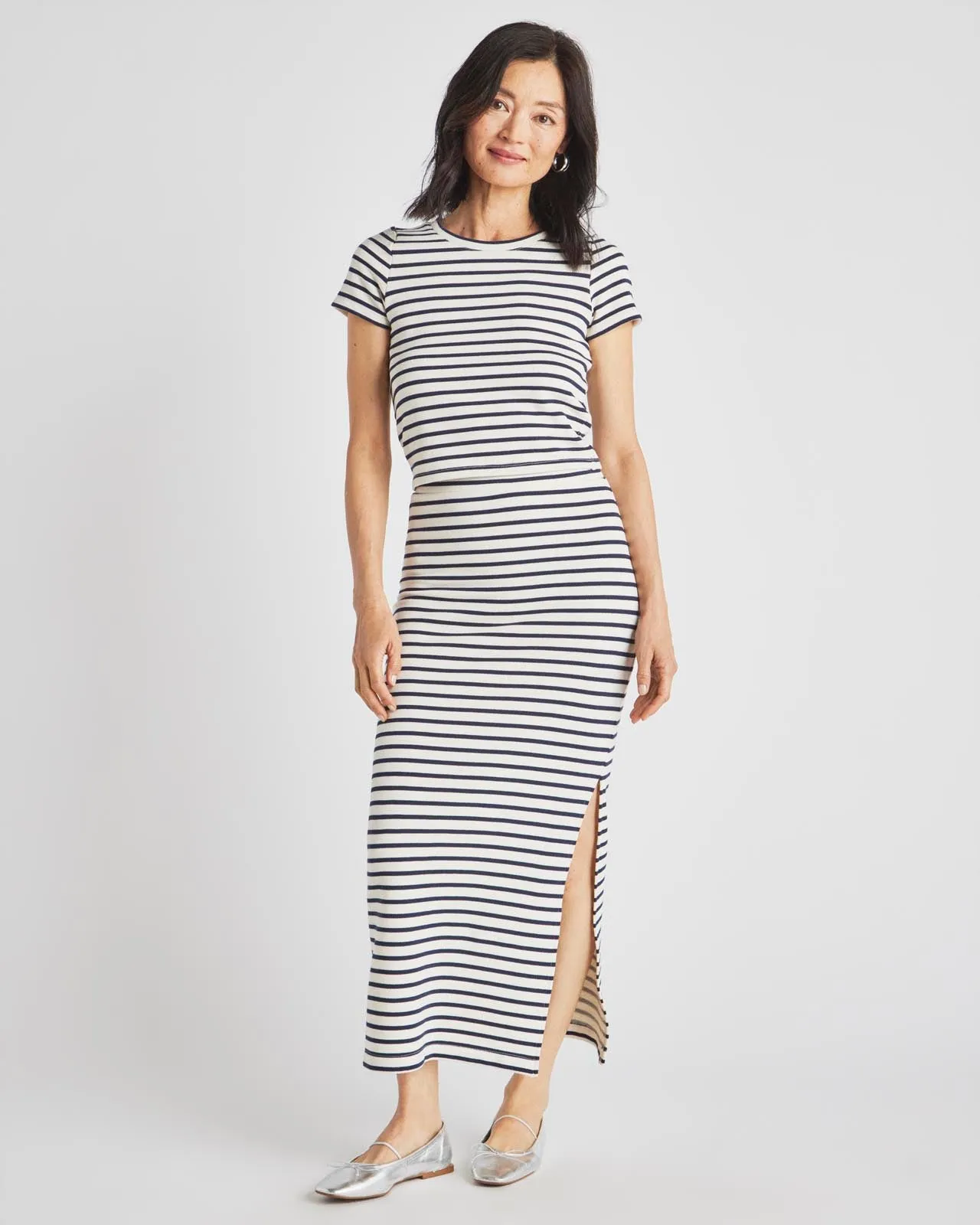 Whitney Stripe Maxi Skirt