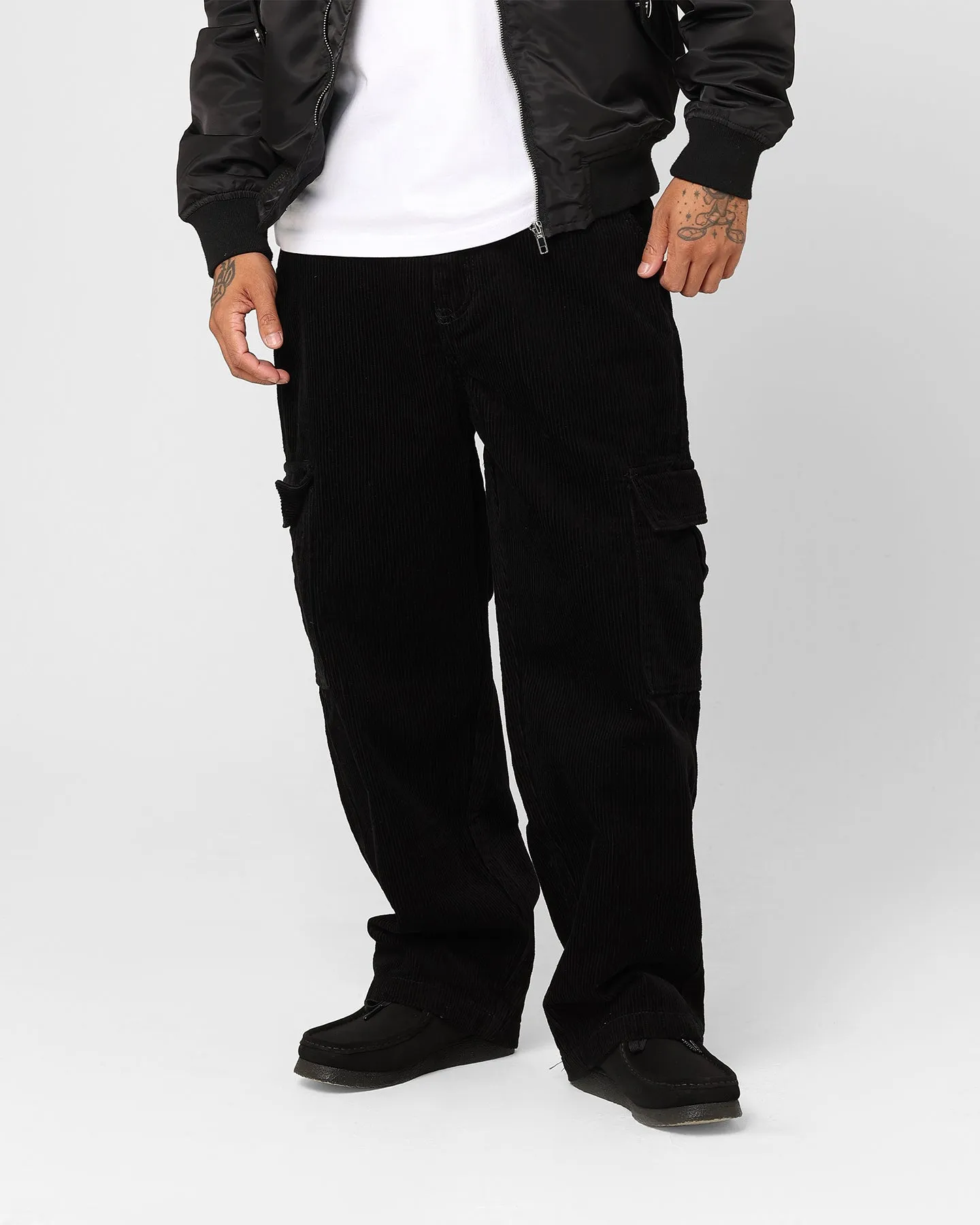 X-Large Cord 91 Cargo Pants Black