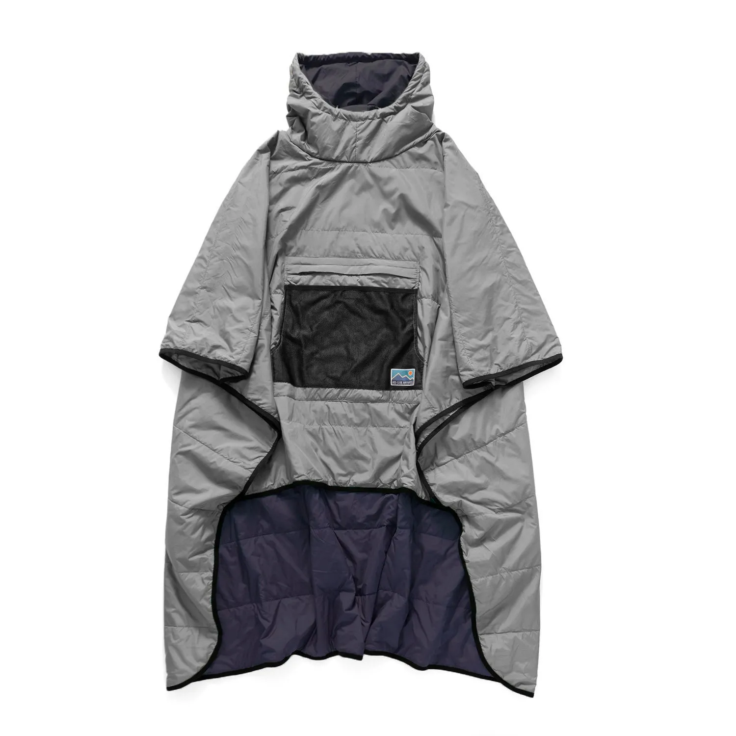 (YA482) Packable Camping Quilted Cape