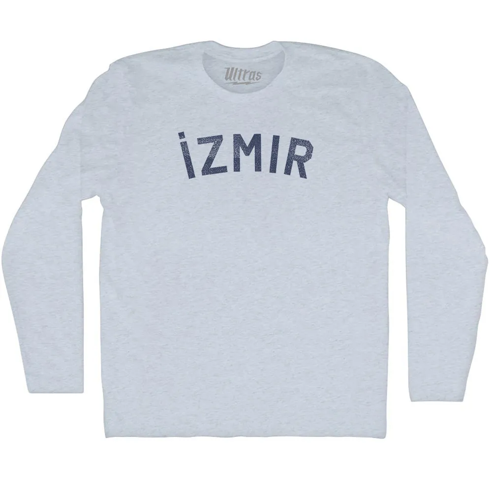 ?zmir Text Adult Tri-Blend Long Sleeve T-shirt